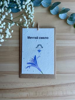 Мечтай смело — синьо цвете