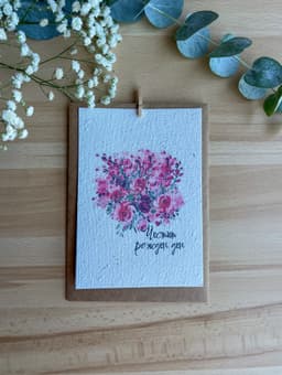 Честит рожден ден - розови цветя