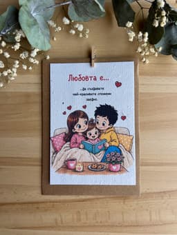 Картичка за любов „Най-красивите спомени заедно“