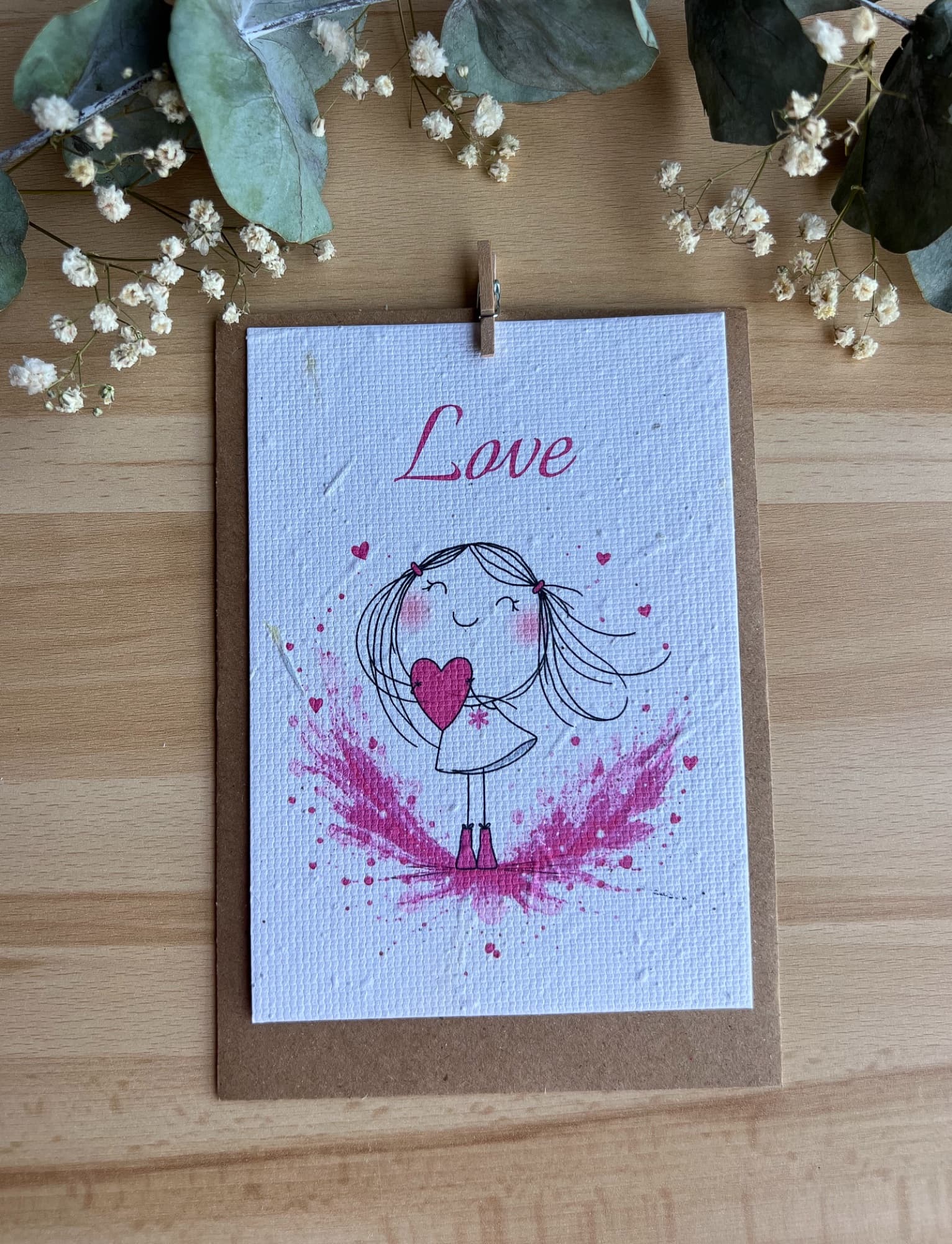 Картичка за любим човек „Love“